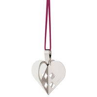 Georg Jensen CC 2025 Julepynt hjerte, palladiumbelagt