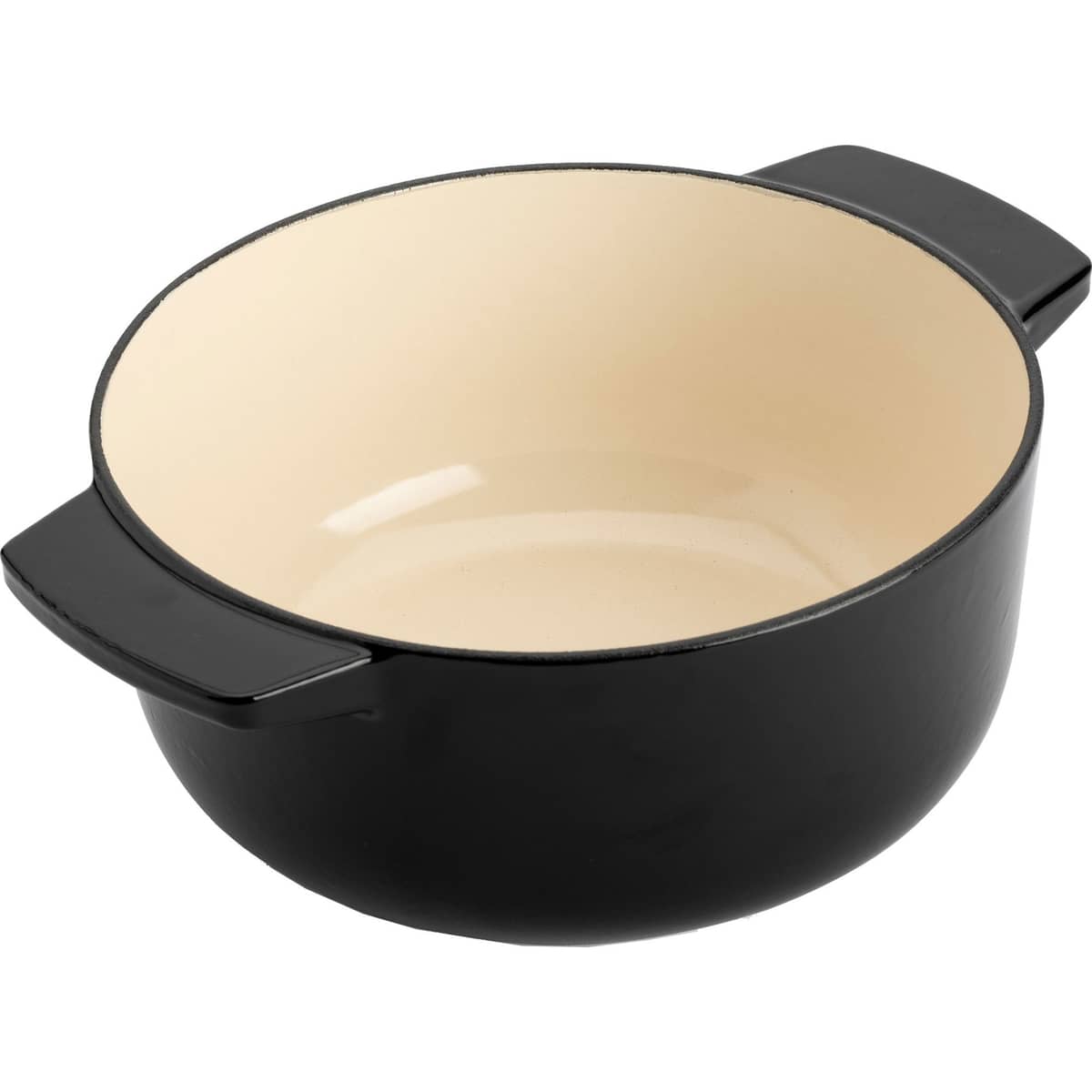 Støbejernsgryde 22 cm/3,3 liter, onyx black