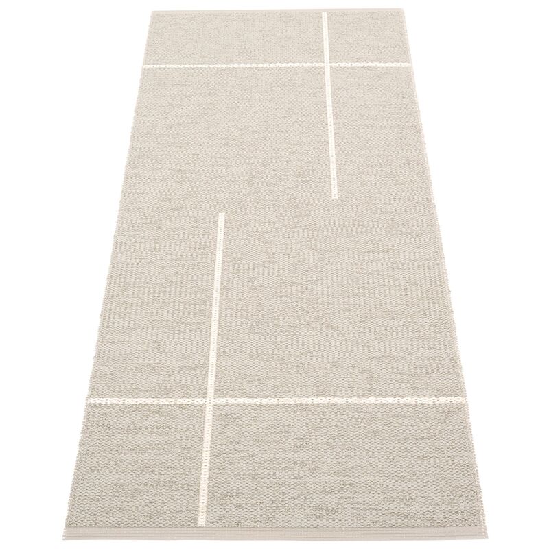 Gulvtæppe Fred, 70 x 180 cm., linen/vanilla
