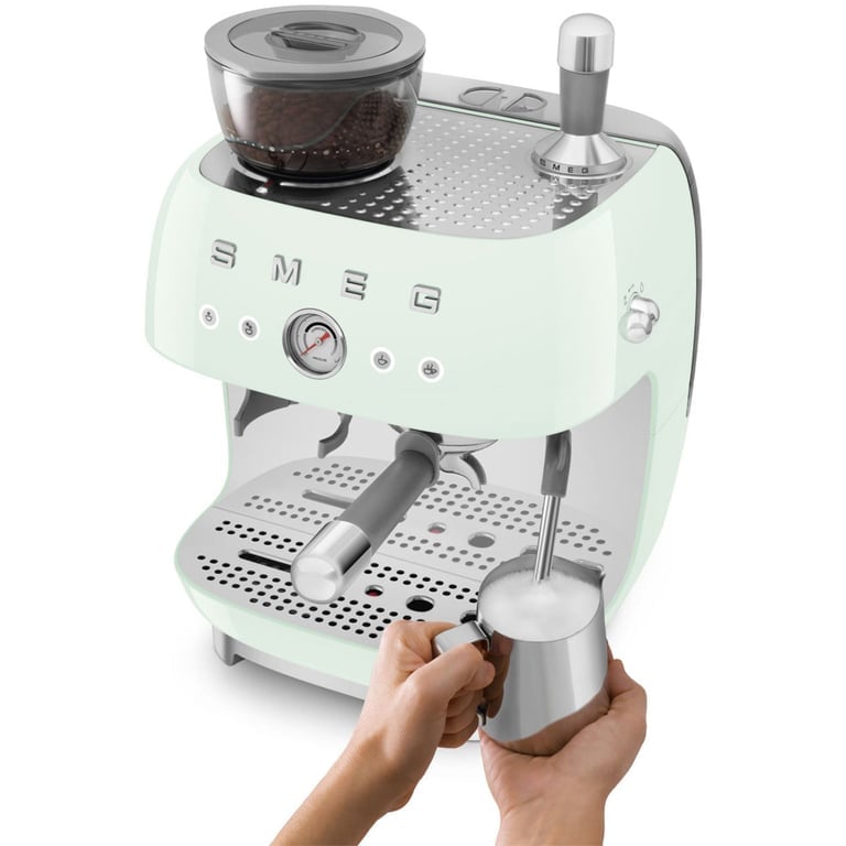 EGF03 Manuel espressomaskine, pastelgrøn