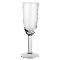 Broste Hammered champagneglass, klart