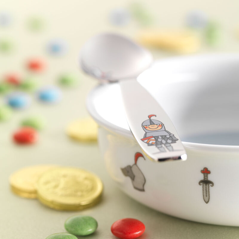 Riddaren Eckbert barnbestick 4 delar, rostfritt stål