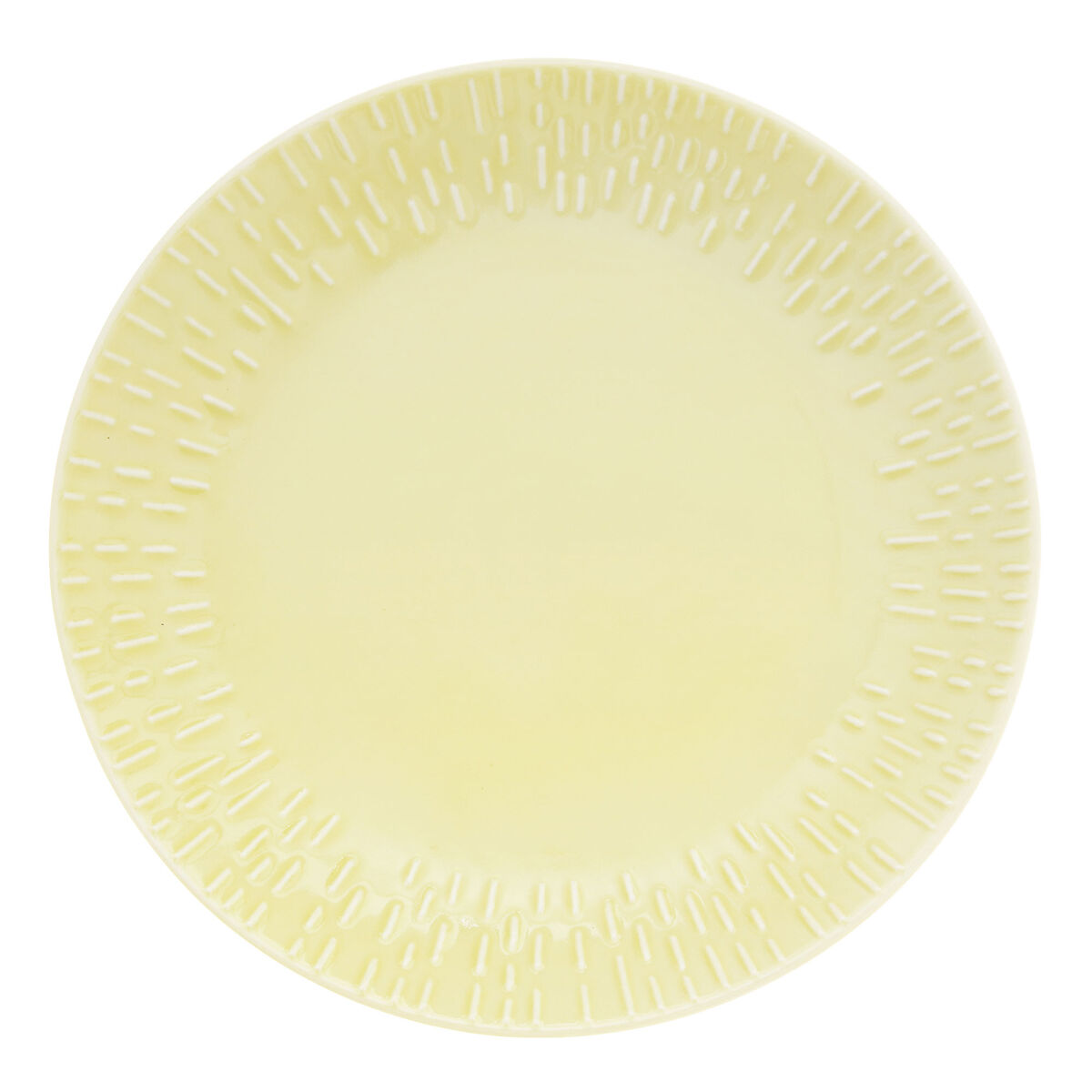 Confetti desserttallerken 21 cm, lemon