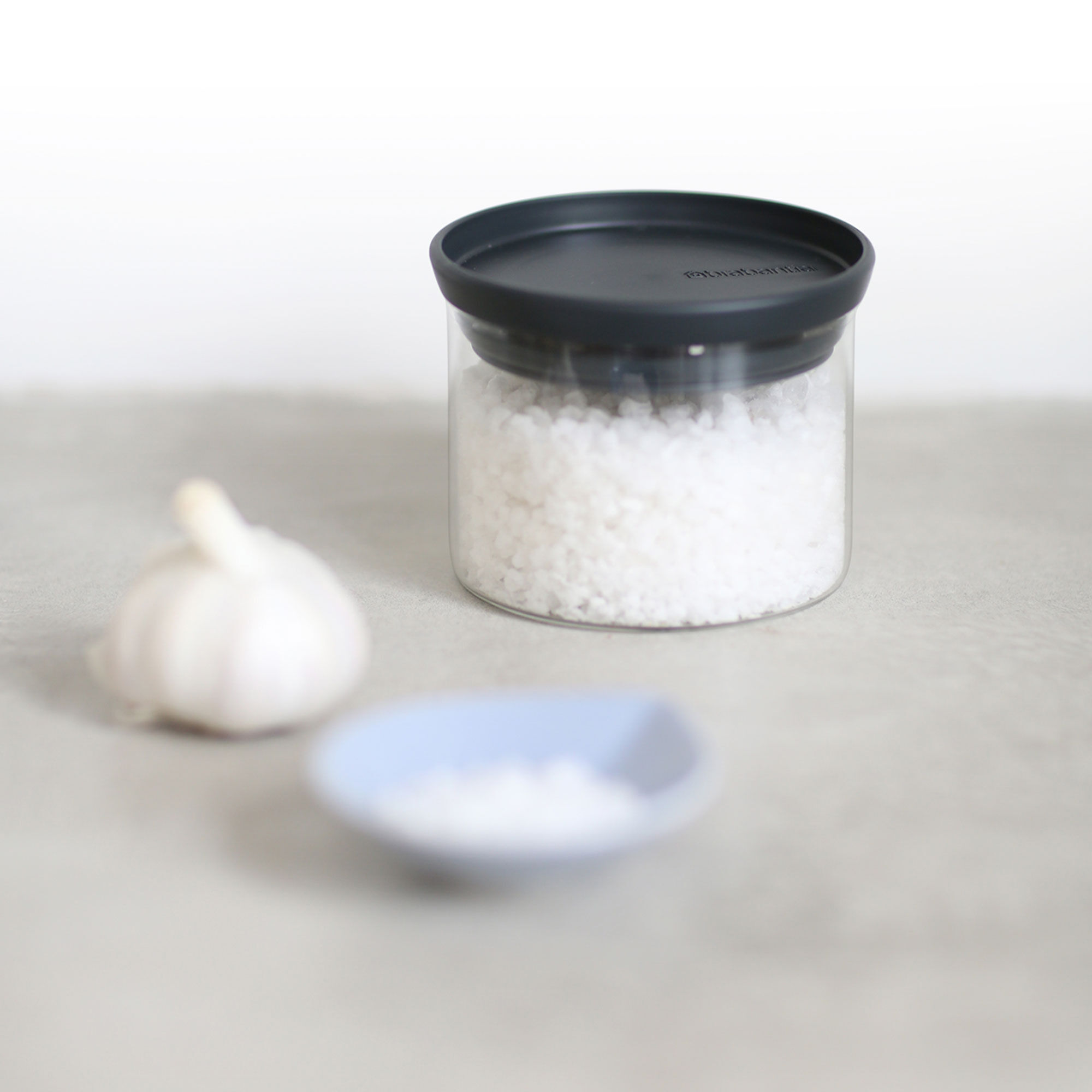 Stapelbar glasburk 0,3 liter, transparent