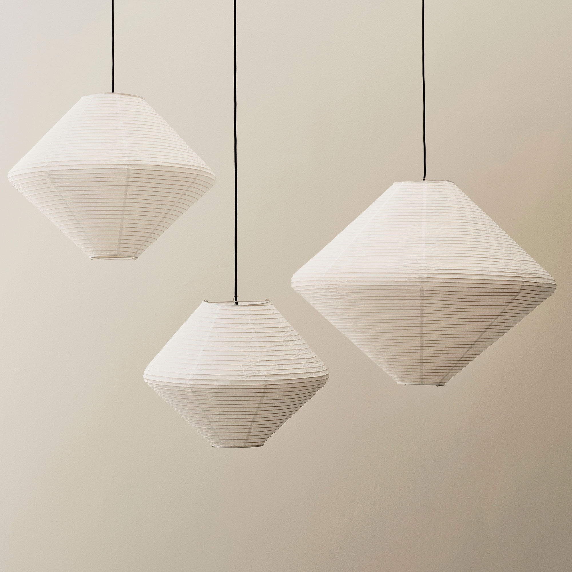 HAY Paper Diamond lampskärm 60 cm, classic white