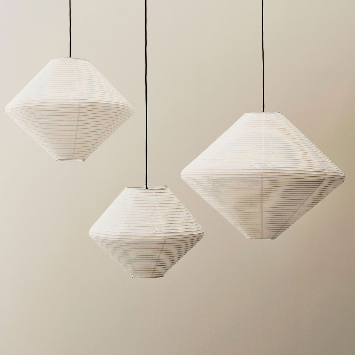 HAY Paper Diamond lampskärm 60 cm, classic white