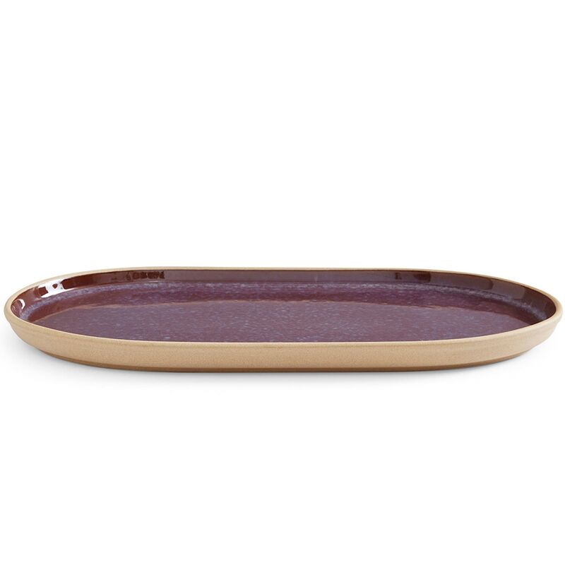 Minerals tarjoilulautanen large 35x19 cm, amethyst