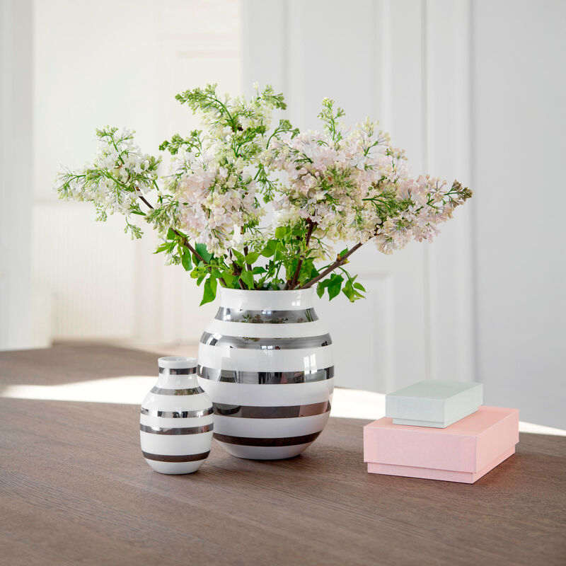 Omaggio Vase 125 mm Sølv