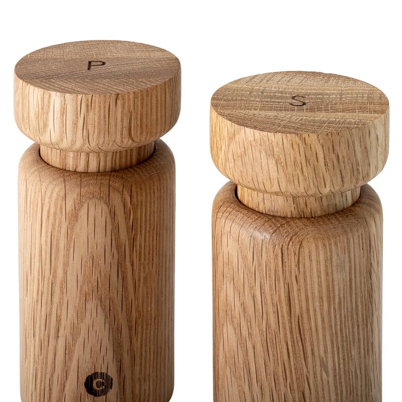 Helsinki salt- och pepparkvarn, 12 cm, ek