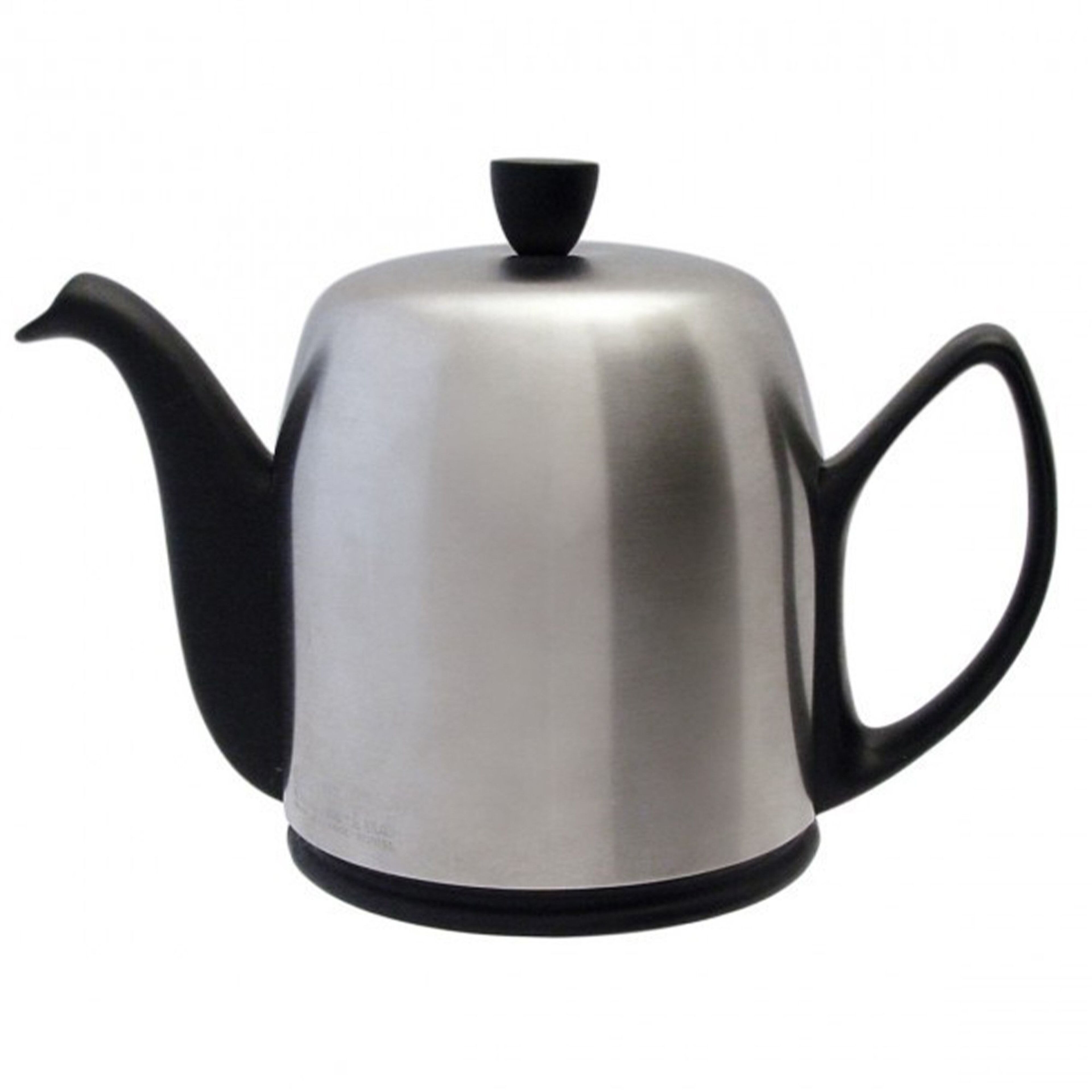 Salam tekanna 1 liter, svart/stål