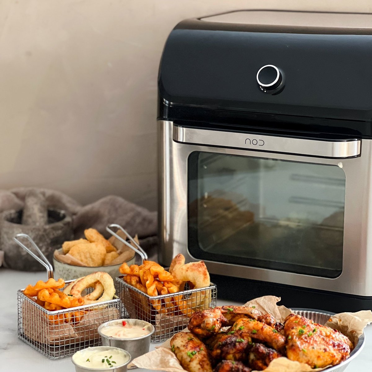 Airfryer ovn 12 L, Tørre- og varmluftsovn