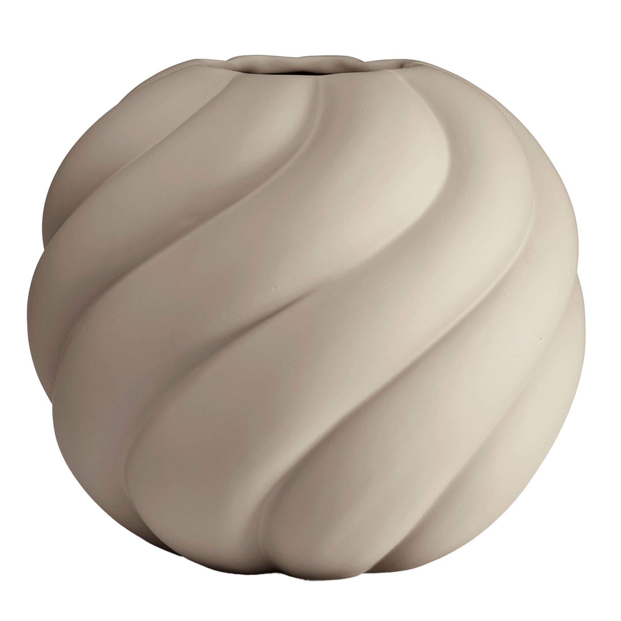 Cooee Design Twist Ball vase 20 cm Sand