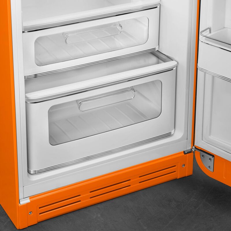 Smeg FAB30ROR6 Køleskab/Fryser 172cm Højrehængt Orange
