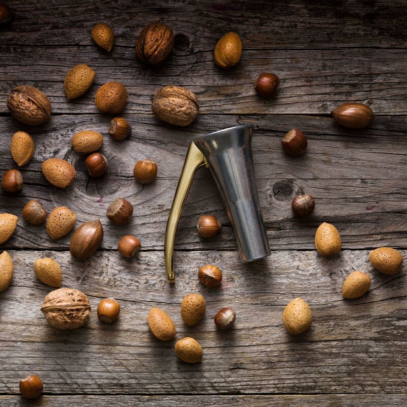 Nötknäckare zink/guld