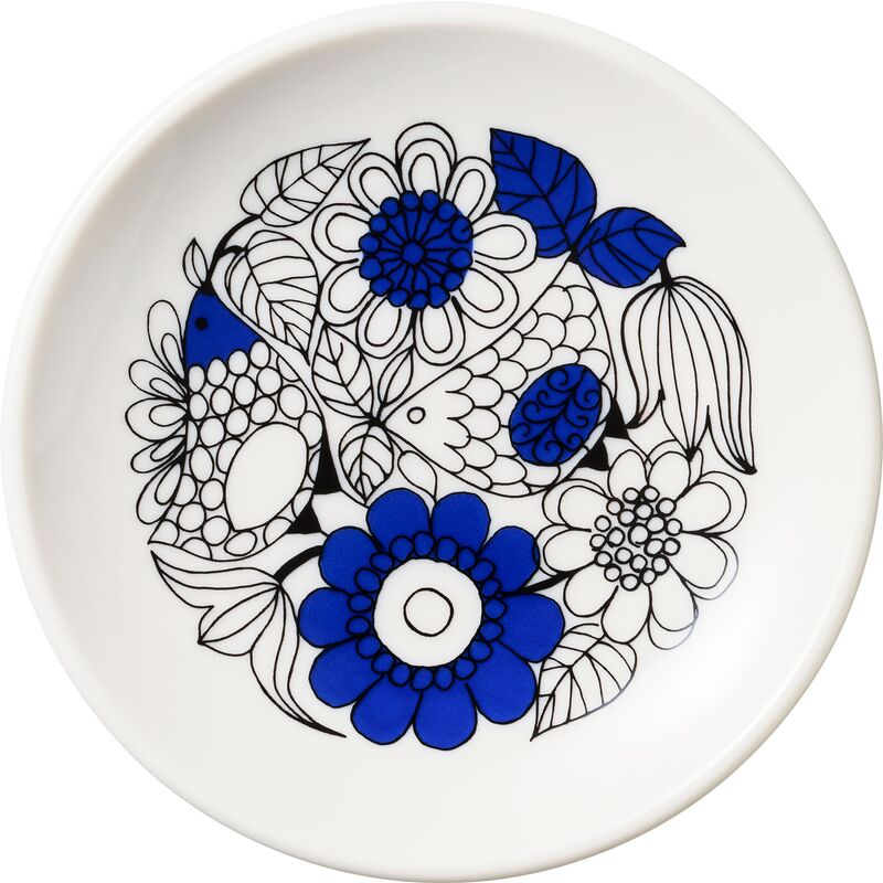 Pastoraali-lautanen, 10,5 cm, sininen