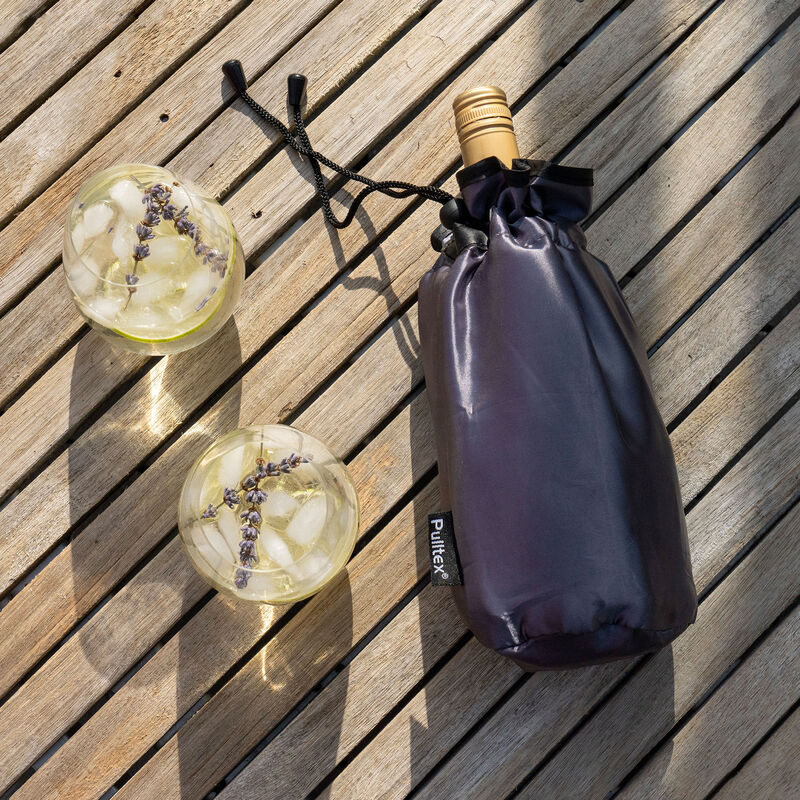 Pulltex kuohuviinijäähdytin, hopea