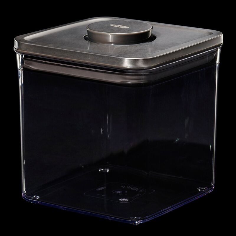 POP Fyrkantig Steel Behållare, 2,6 liter