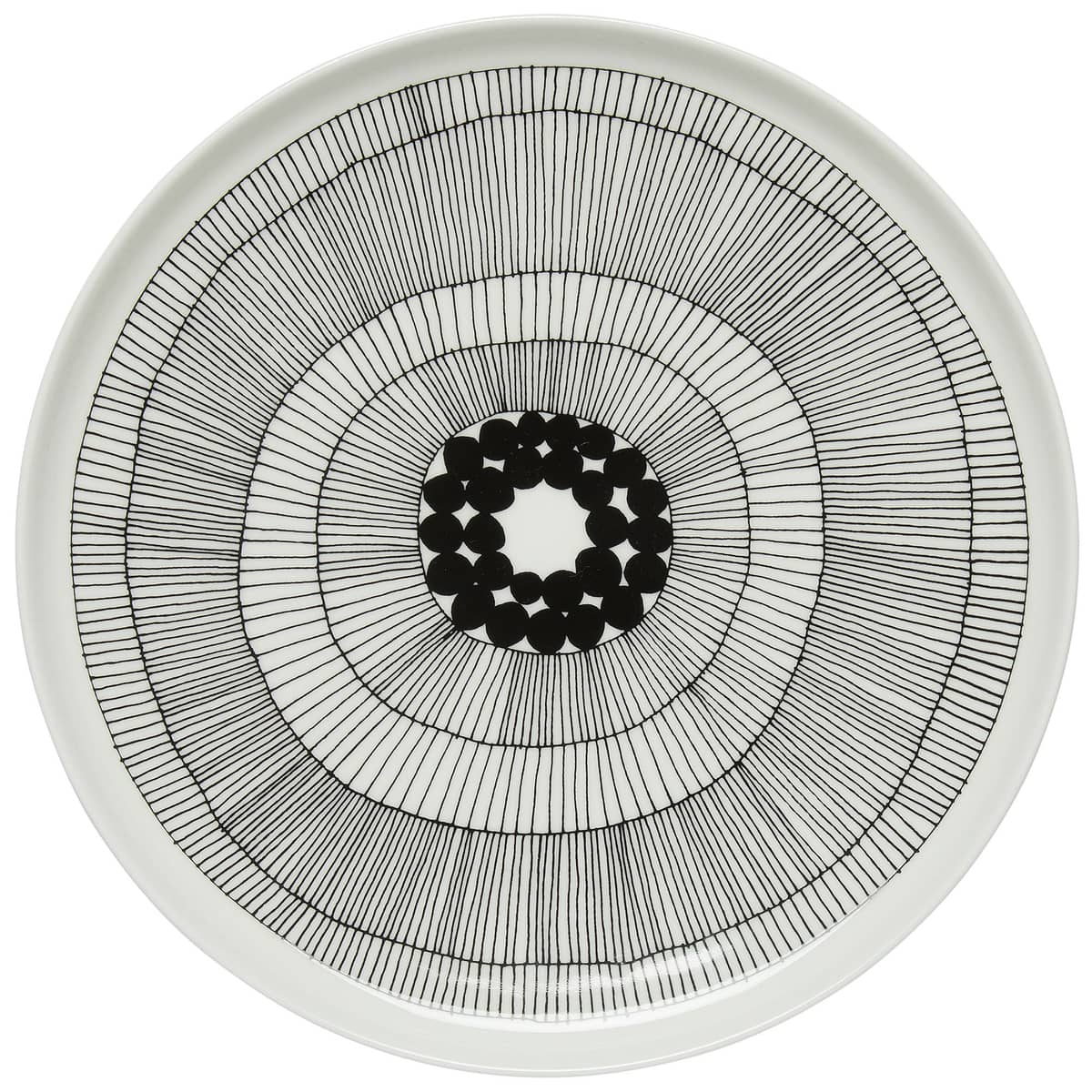 Siirtolapuutarha tallerken hvit, 25 cm