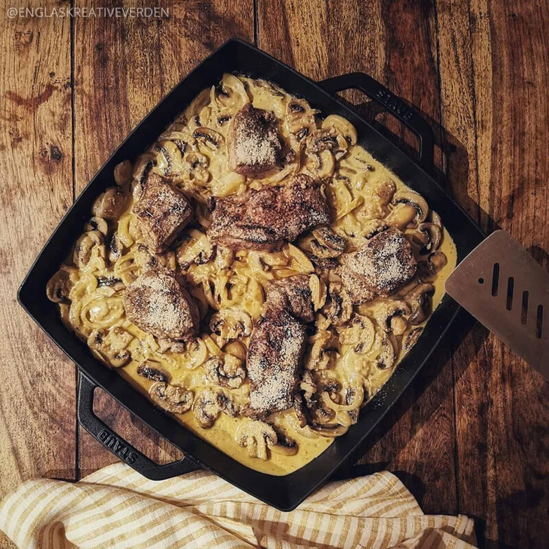 Pure Grill Kvadratisk Grillpande 33 cm Sort