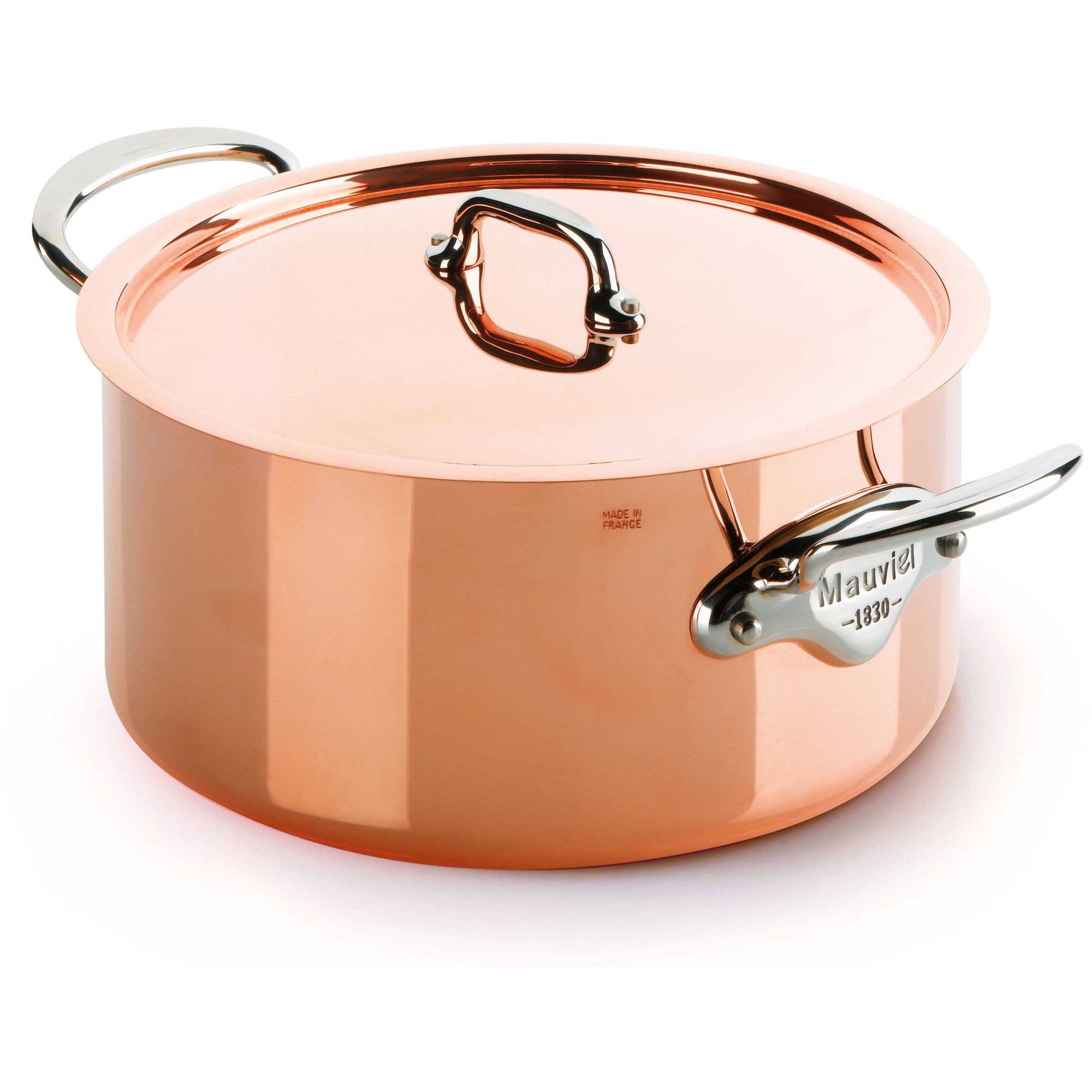 Bilde av M'150s gryte med lokk kobber/stål - 5,9 liter