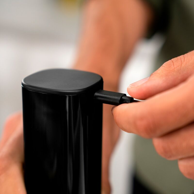 elektrisk kvarn, svart