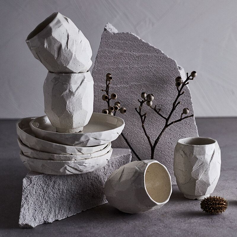 Kuri desserttallrik 16 cm 2-pack, sand