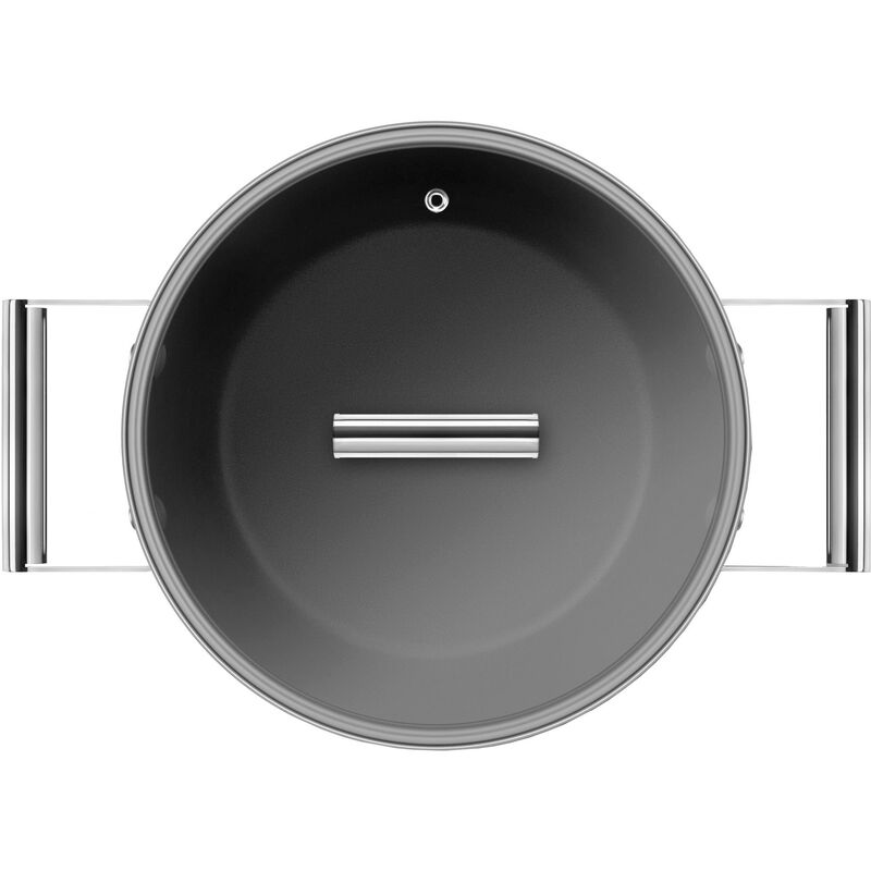 Kattila, kannellinen, 24 cm, kermanvaalea