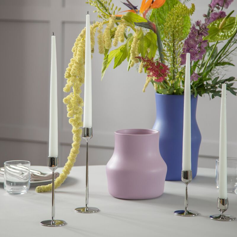 Dorotea lysestake 7x23,5 cm, blank stål