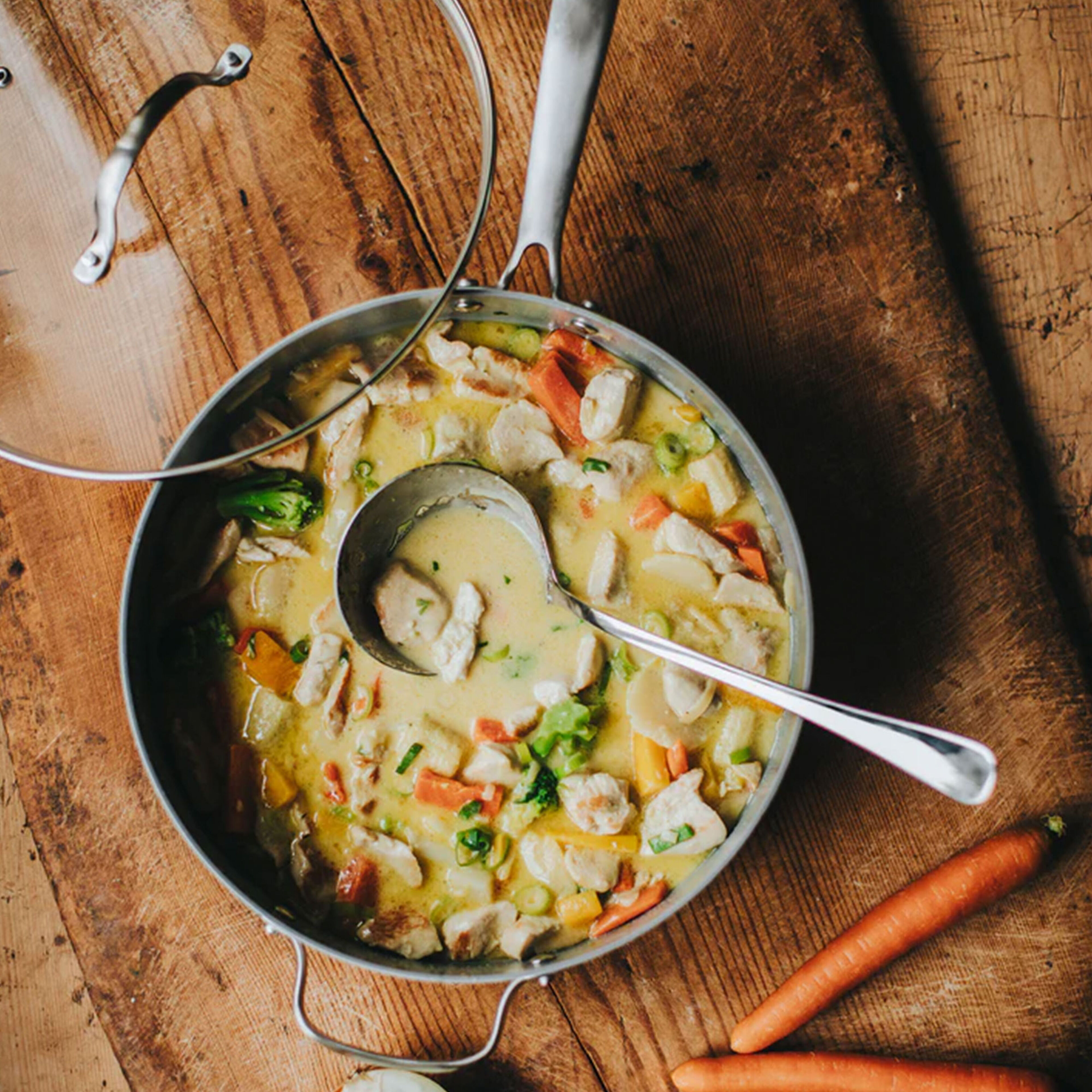 Coria traktørpande med låg 28 cm