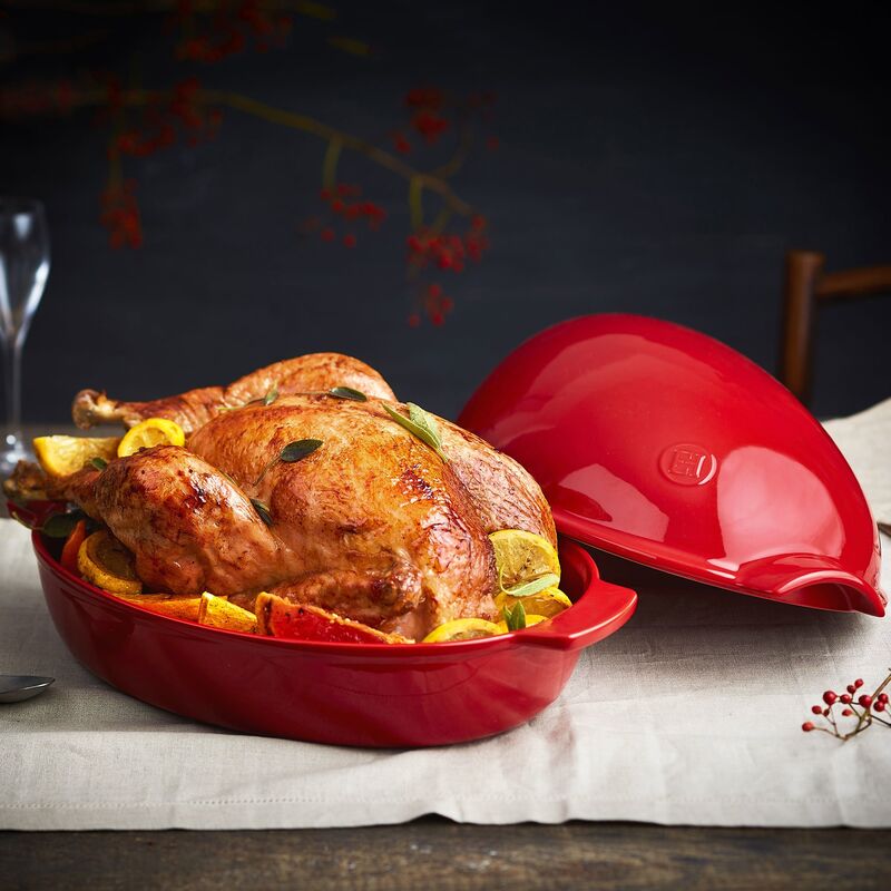 Stekegryte (L) 9 liter, rød