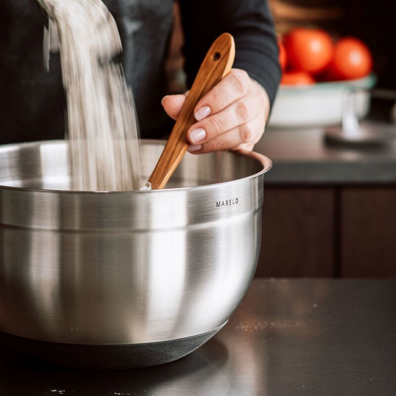 Boller i rustfritt stål, 3 stk