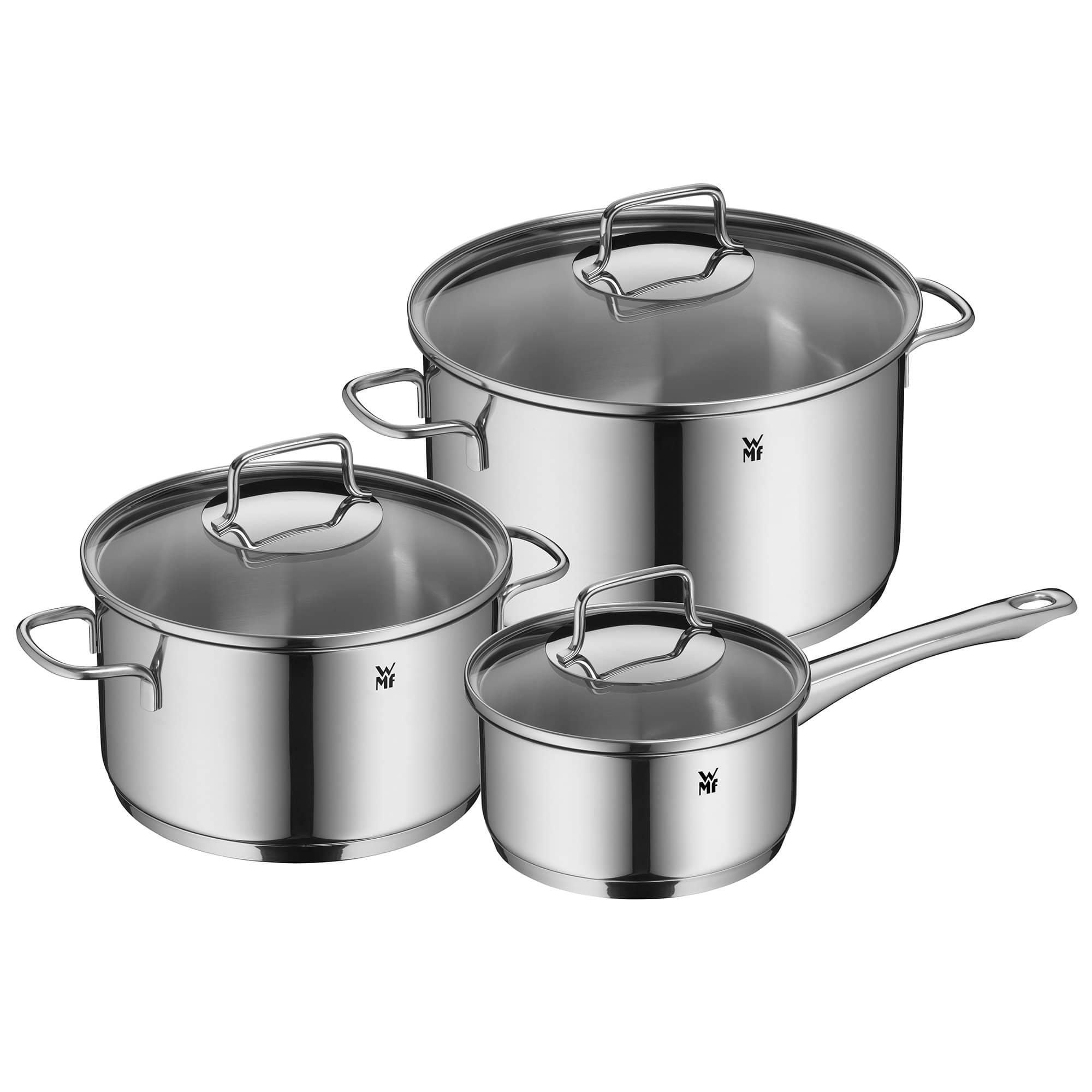 Astoria grytesett 3 deler Rustfritt stål
