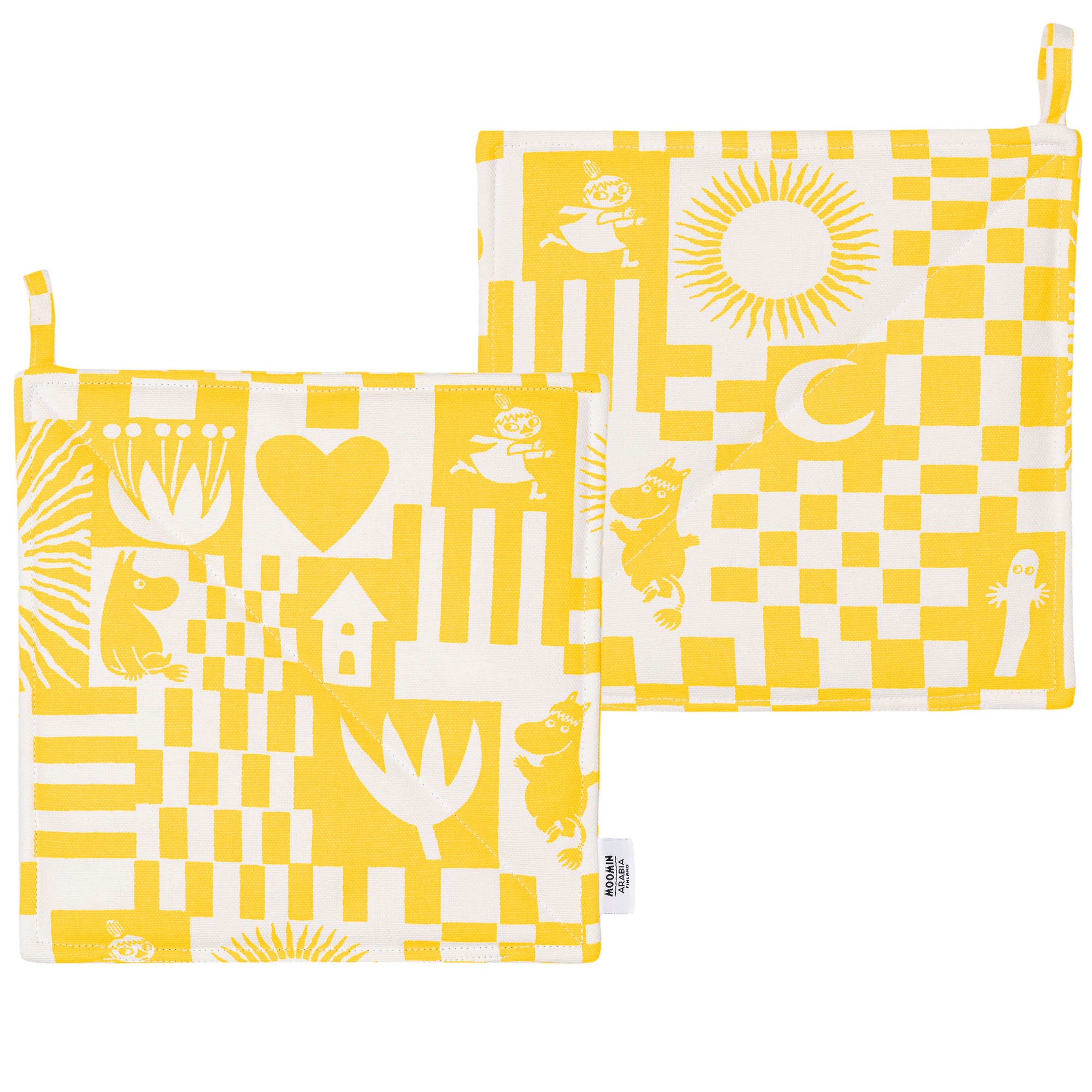Arabia Mumin Fest grytlappar, gul
