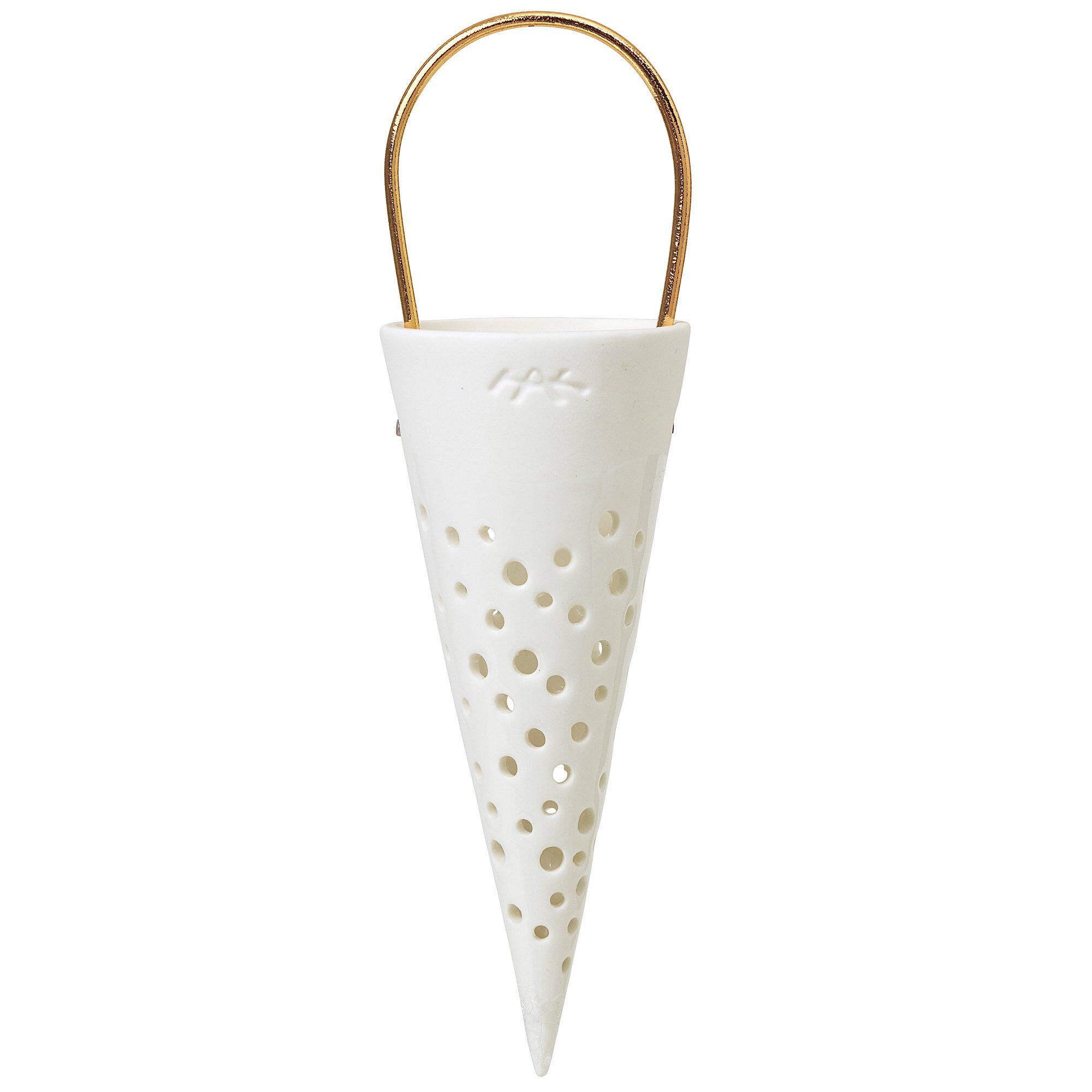 Kähler Nobili julstrut 18,5 cm, snövit