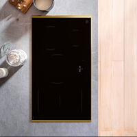 P905I1M37GT Super-Premium induksjonstopp 90 cm med gullramme, 5 soner