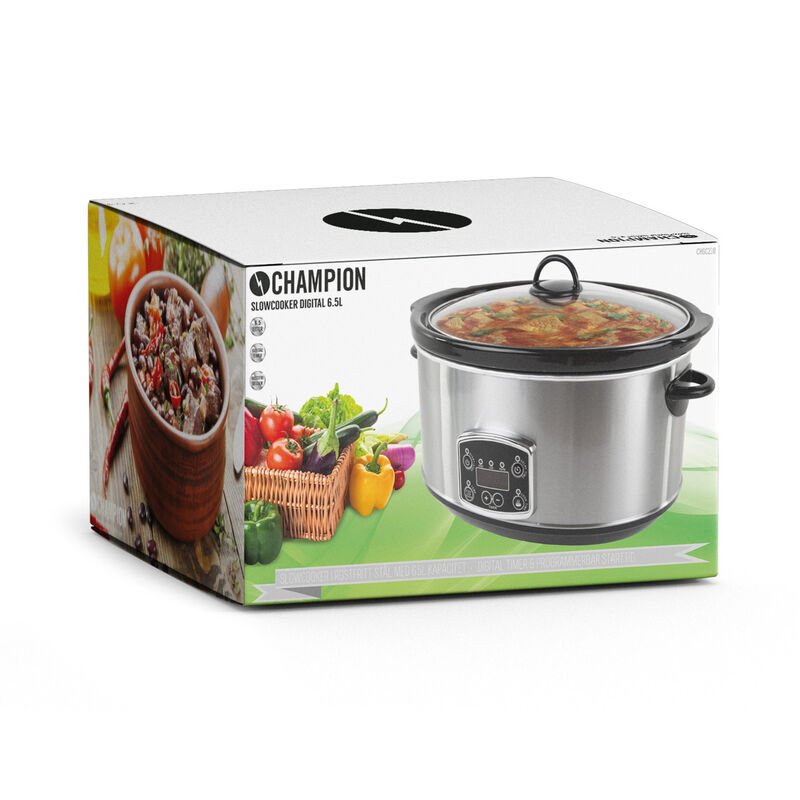 Slowcooker, 6,5 liter