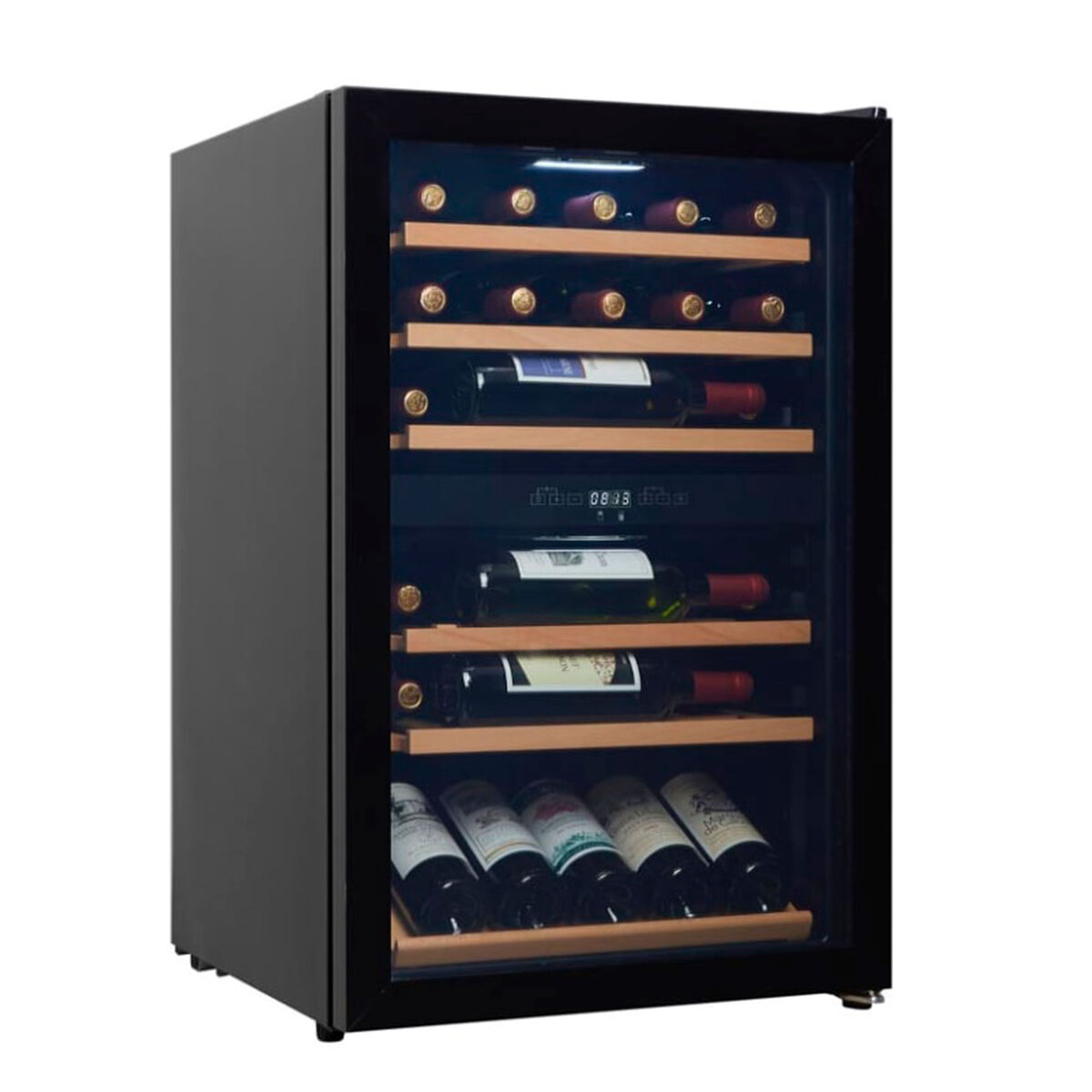 Polar Collection 51 vapaasti seisova viinikaappi 37 pulloa, black