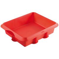 Lasagneform i silikon, rød