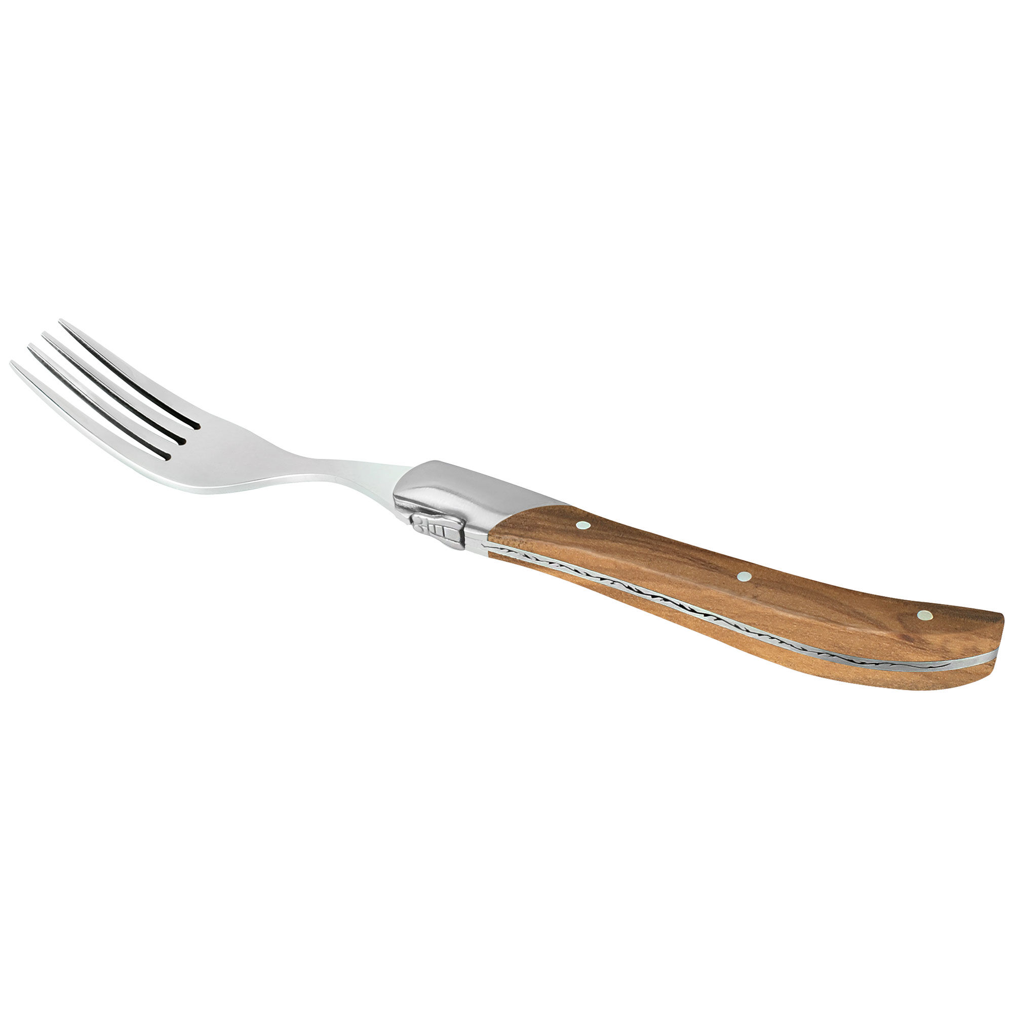 Hâws Gaffelsæt i gaveæske 6 dele, oliventræ