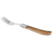 Gaffelset i presentask 6 delar, olivträ