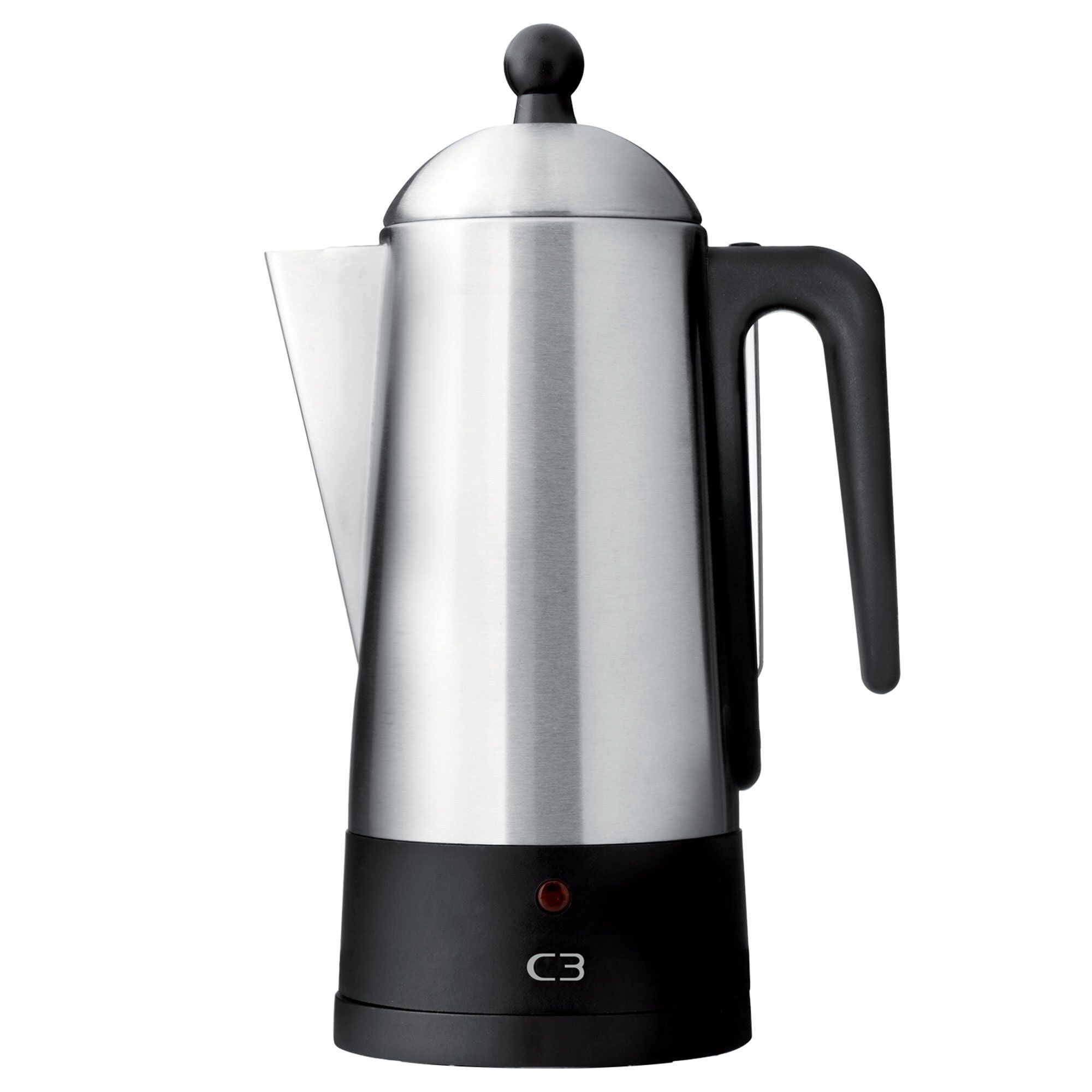 Design perkolator 10 koppar, rostfritt stål