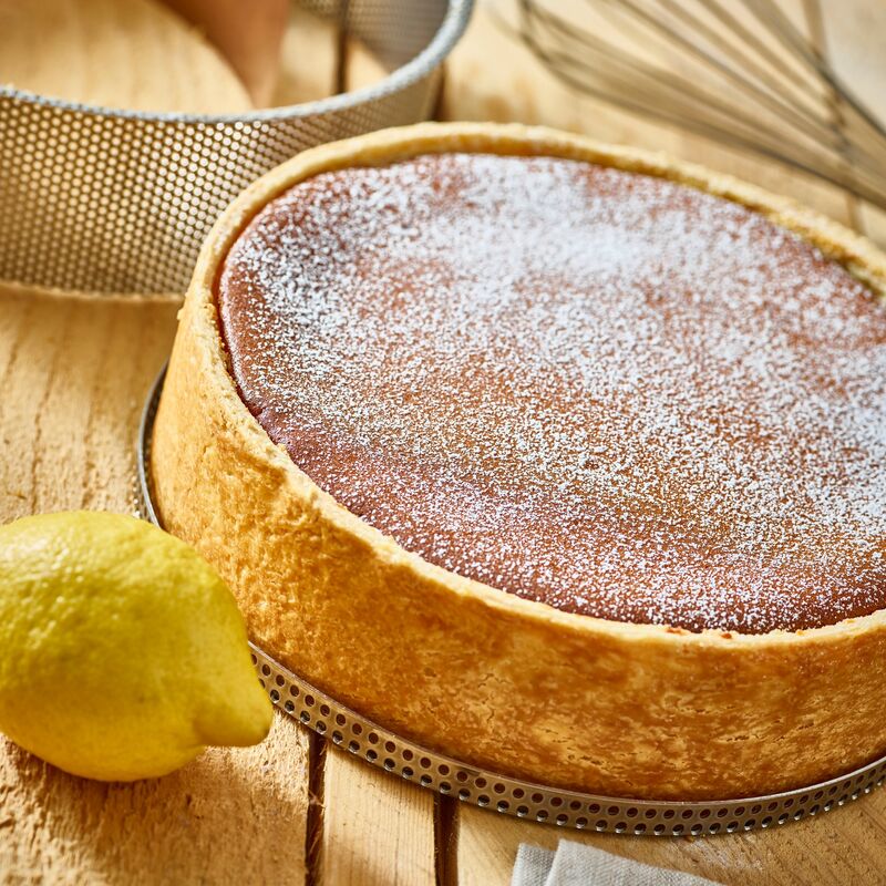 Perforeret kageform, rund