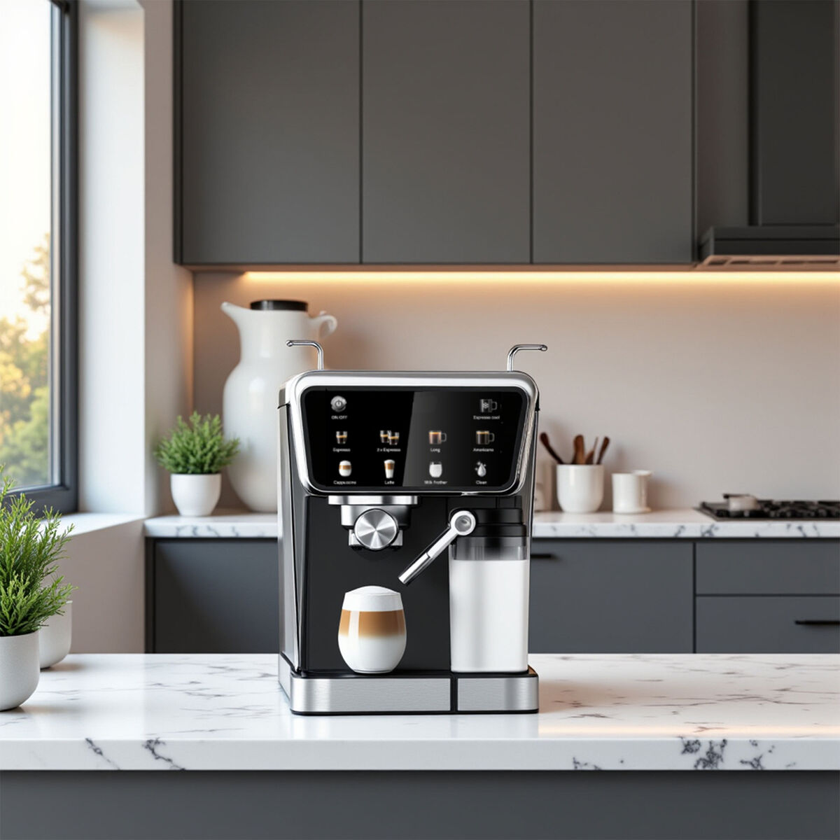 Hâws Espressomaskine 7-IN-1 halvautomatisk