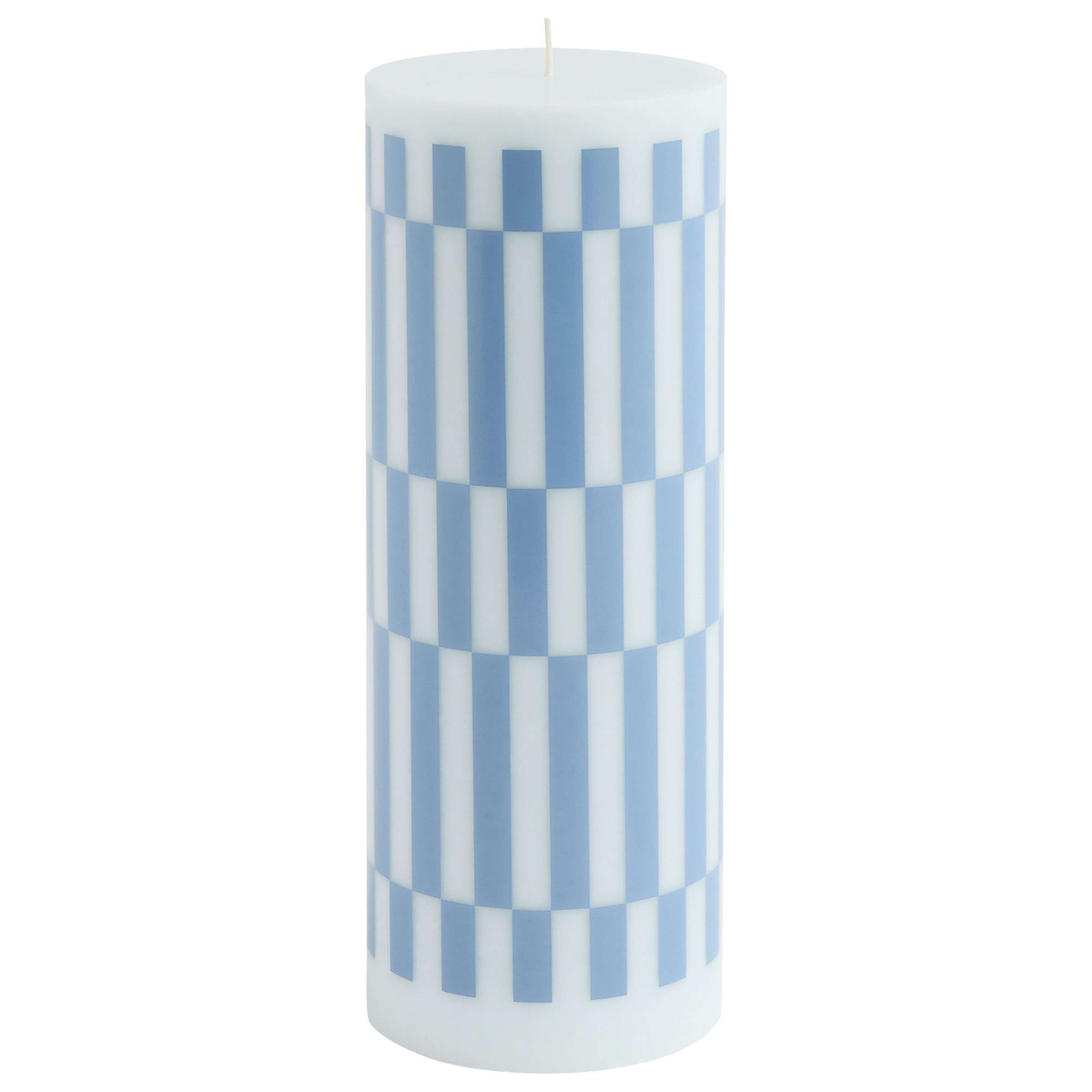 Column ljus large, light blue/dusty blue check