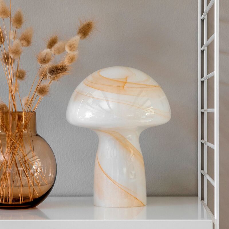 Bordslampa 16 cm, beige