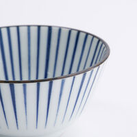 Tokyo Design Studio Natsu Tokusa skål 350 ml, blå/hvid
