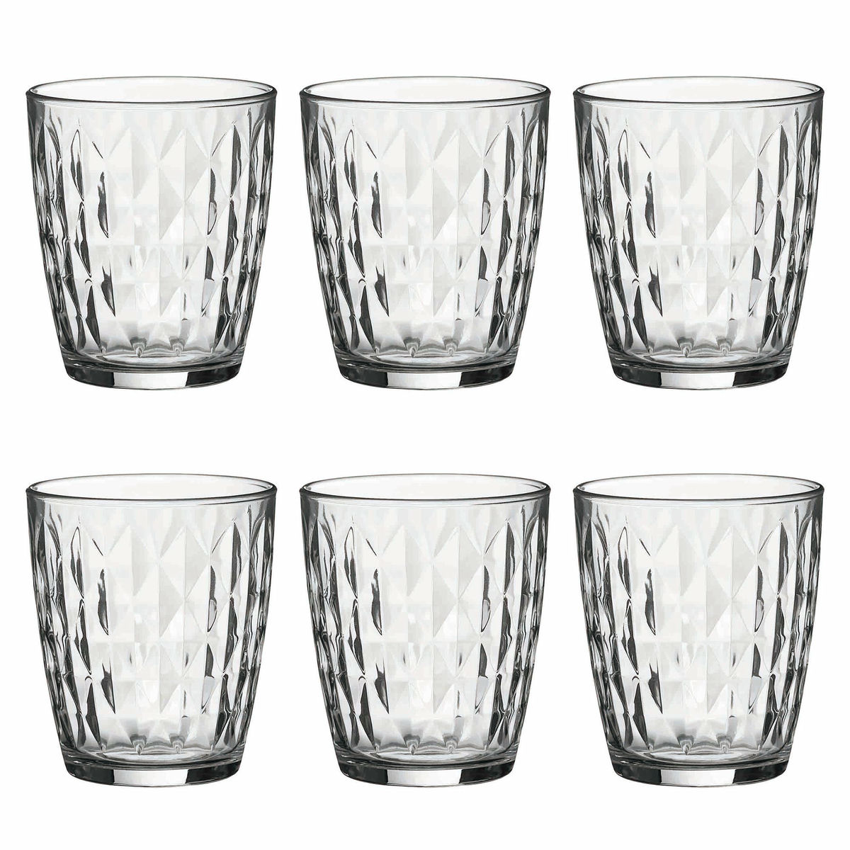 Mosaic drikkeglass 6-pakning