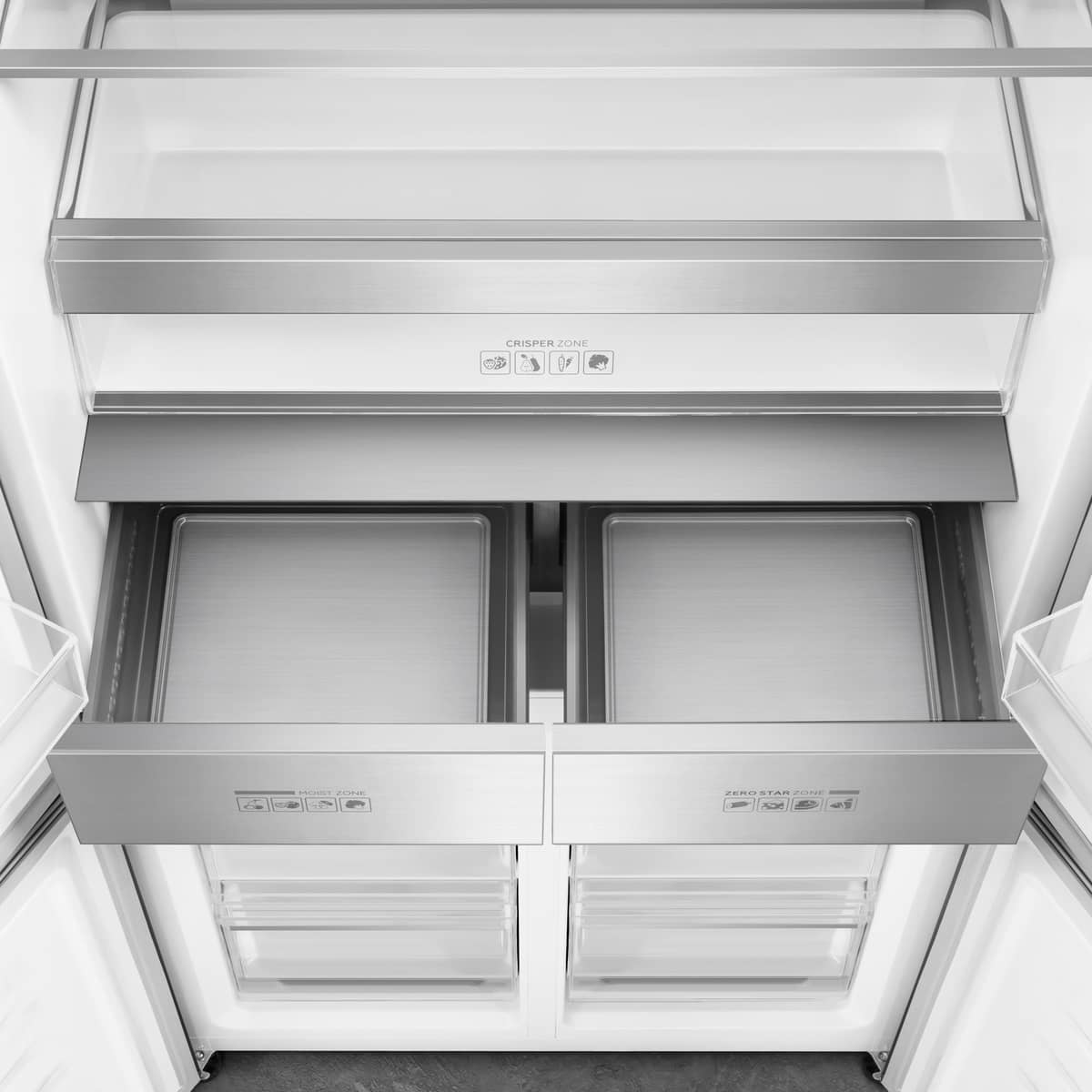FQI60KD French Door jääkaappi, musta