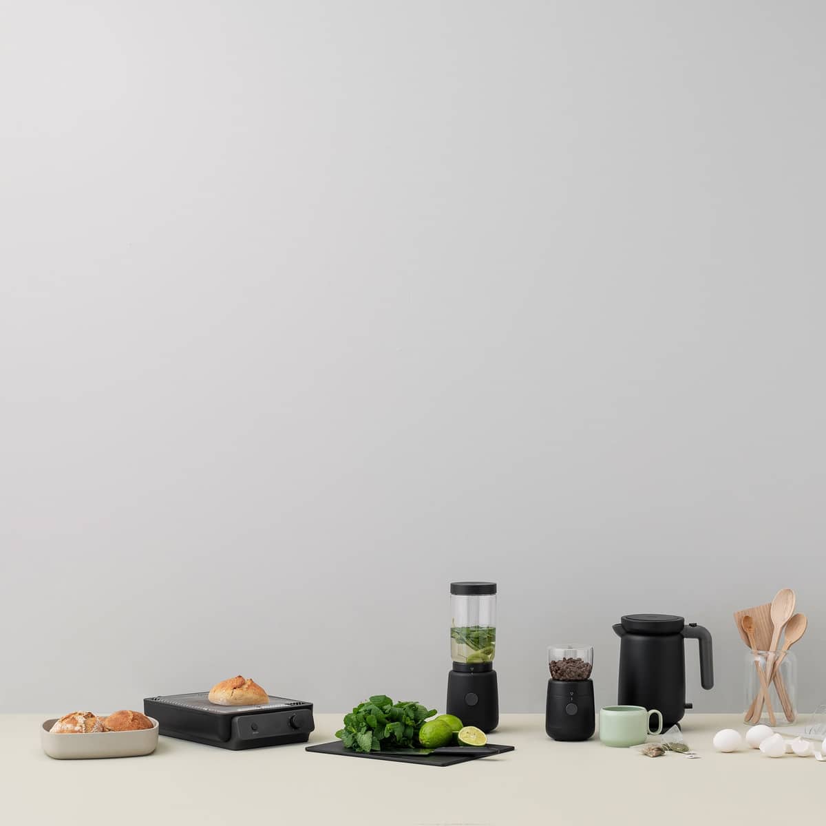 FOODIE Elektrisk Kaffekvarn, svart
