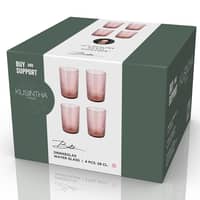 Kusintha vesilasi 28 cl 4 kpl, vaaleanpunainen